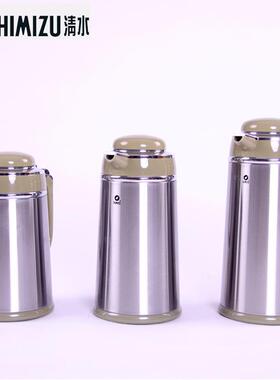 清水家用保温外水壶暖壶不锈钢水壳玻璃保公温瓶办XVZ室热瓶3192