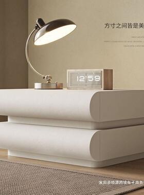 法式奶油风白色风床头网简红柜极卧室床三边抽屉RZP柜收纳柜斗柜