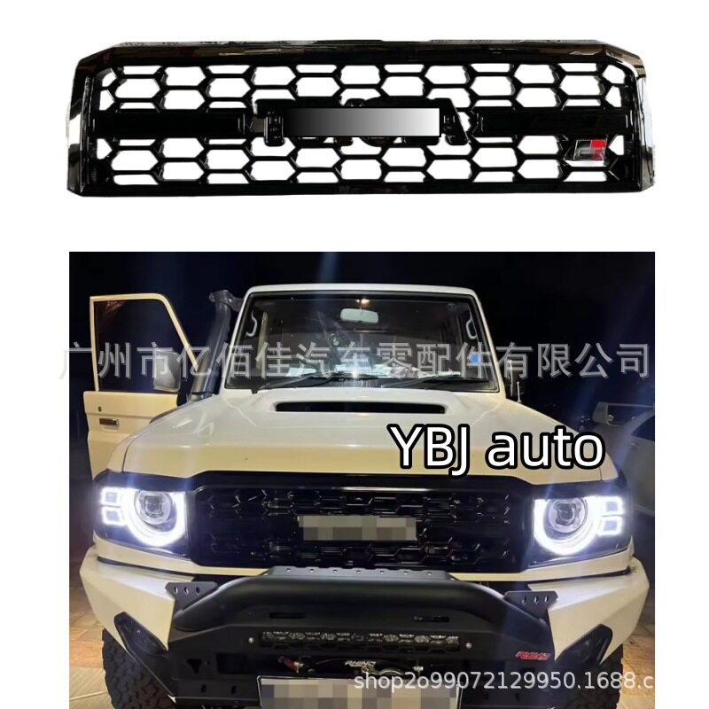 LC79酷路泽中网FJ79 2007-2021GR不带灯前杠格栅进气散热LC76中网