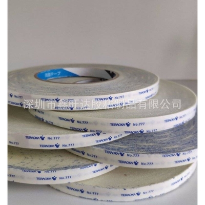 TERAOKA寺冈777厚度0.16MM半透明高粘无痕绵纸双面胶带