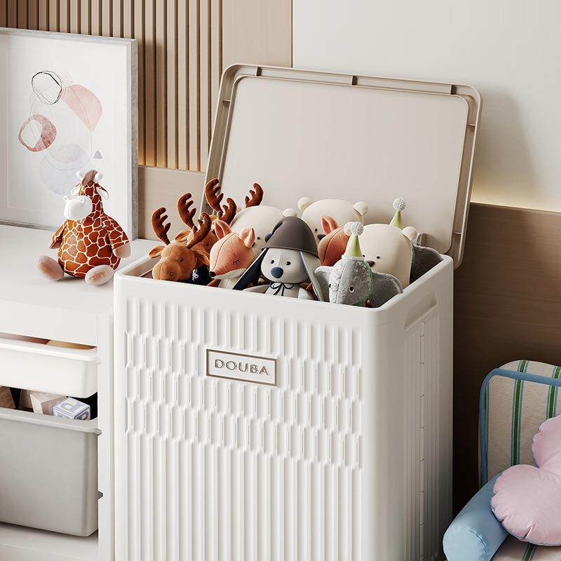 衣服收纳箱超大用带轮款整理箱翻盖带轮折季叠床头柜换衣物子家储