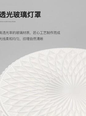 中古奶油风卧室顶灯法式复古ACO怀吸旧书房衣帽间奶灯白色艺术玻