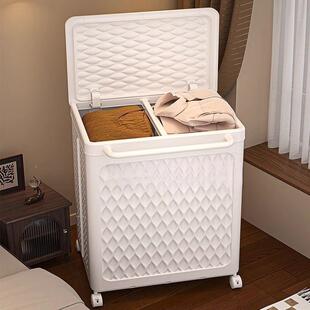 容衣服收纳无品牌/箱叠盖量家用折带滑轮加厚被带子储物