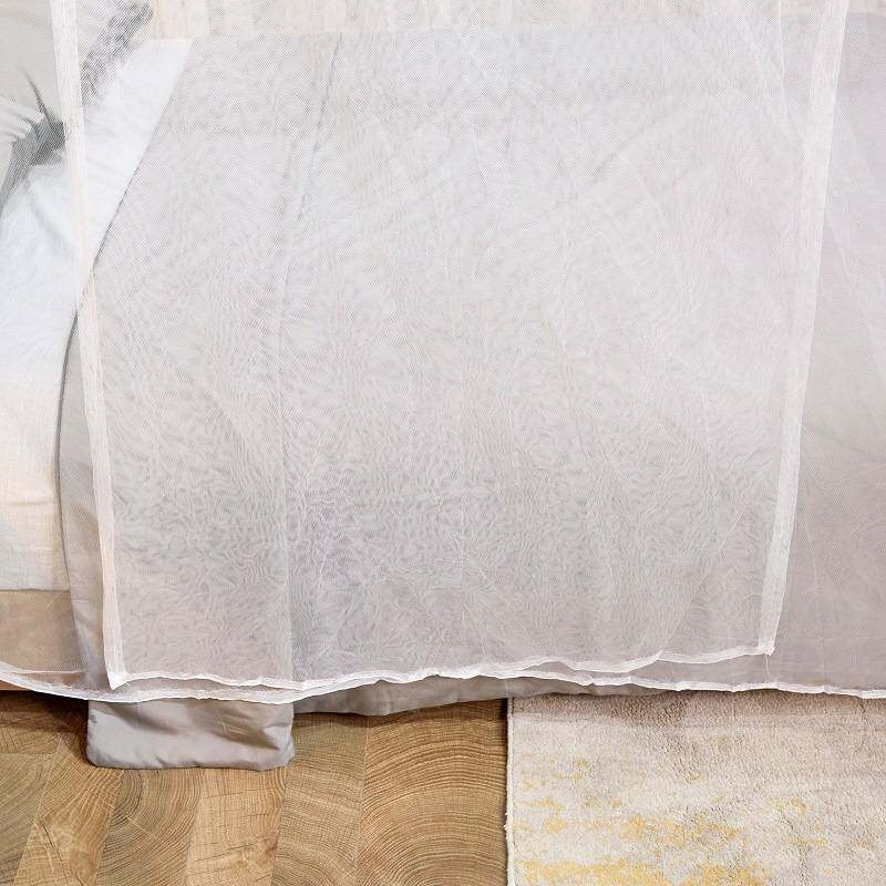 单开门蚊帐家用2025年新款卧室落地老式纹账免安装支架杆加粗加厚