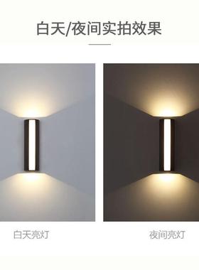 le户外YDU柱外壁灯庭院室外过道d走廊楼梯别墅花园墙子双头壁灯