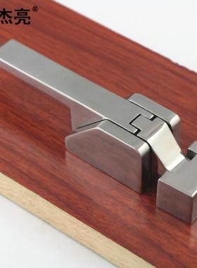 3恒04不18018锈钢单业联动把手蒸箱蒸柜拉冷库门锁温手烘箱工烤箱