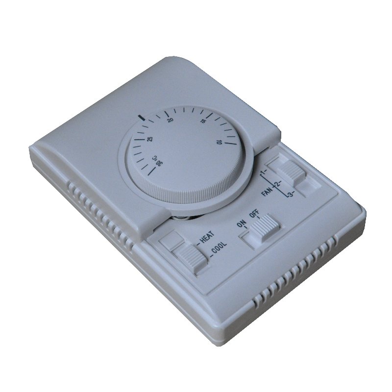莱珂K-7中央空调机械式金属膜盒旋钮温控器风机盘管温度开关促销
