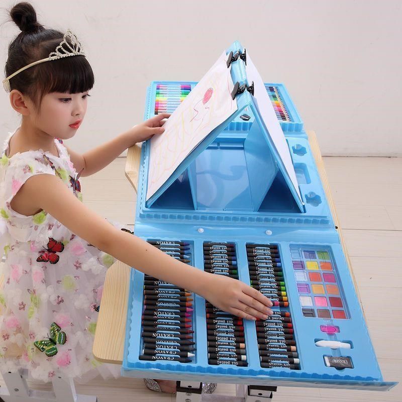 儿童绘画套装学习用品画笔画画工具套装小学生水彩笔文具礼盒开学