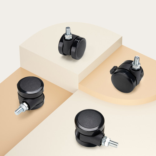 北弧电动升降桌配件带刹车适配S2 M1 M5 T1静音万向轮APK10