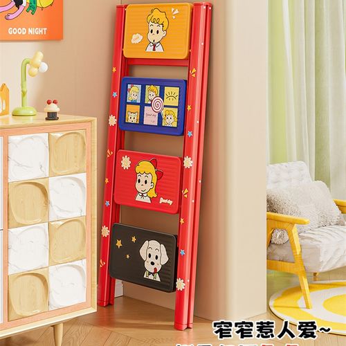梯子家用折叠梯加厚免安装人字梯搬家用轻便家庭楼梯三四步梯置物