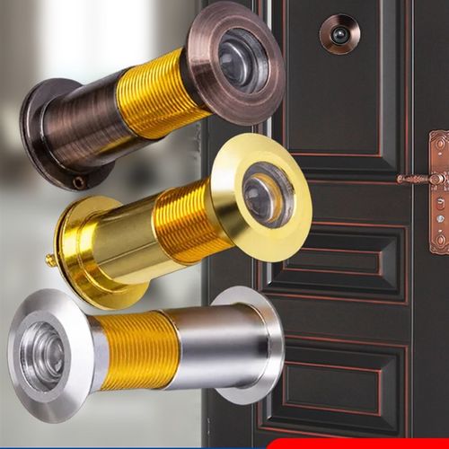 防盗门猫眼门镜家用监控摄像头门铃堵孔通用二合一防盗上入户大门