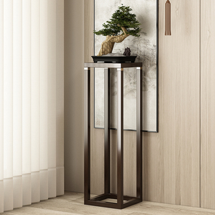 花架子客厅中式复古实木花台室内落地式多层花盆托架2023新款爆款