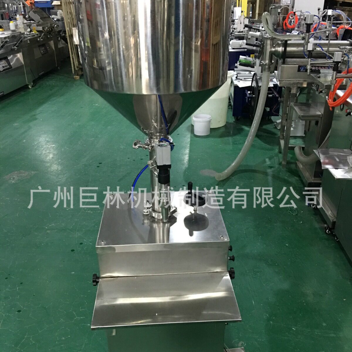 半自动膏体定量灌装机 蜂蜜酸奶花生芝麻酱液体立式灌装机