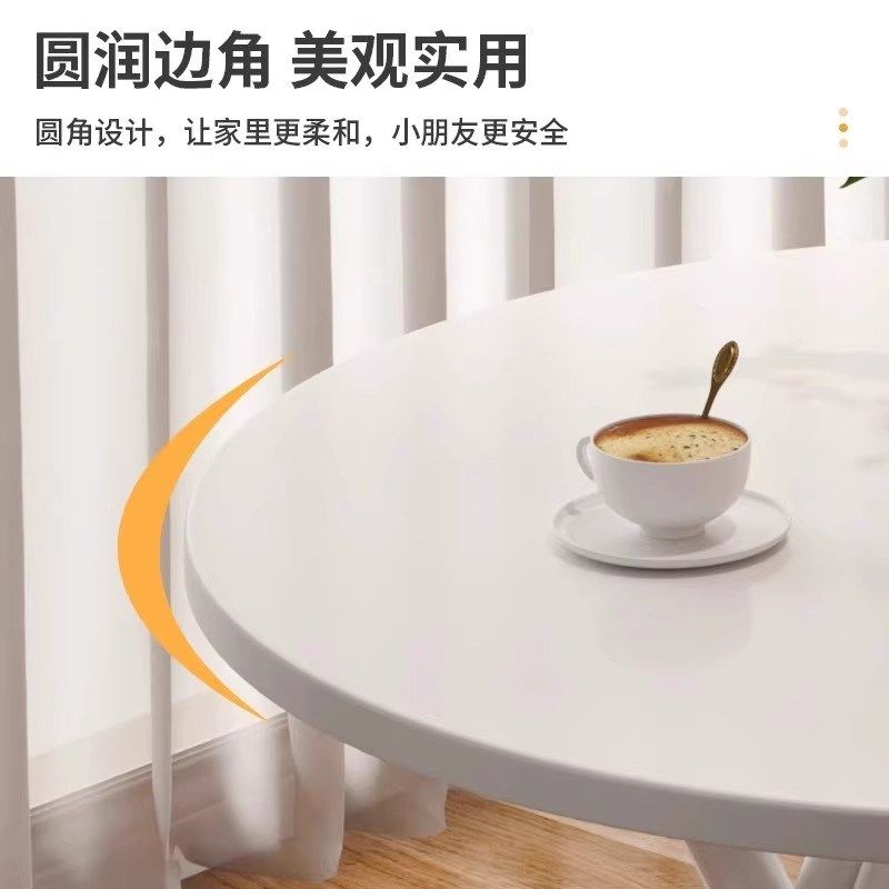 折叠桌子餐桌家用户外吃饭方桌阳台圆桌便携饭桌简易套装桌椅组合