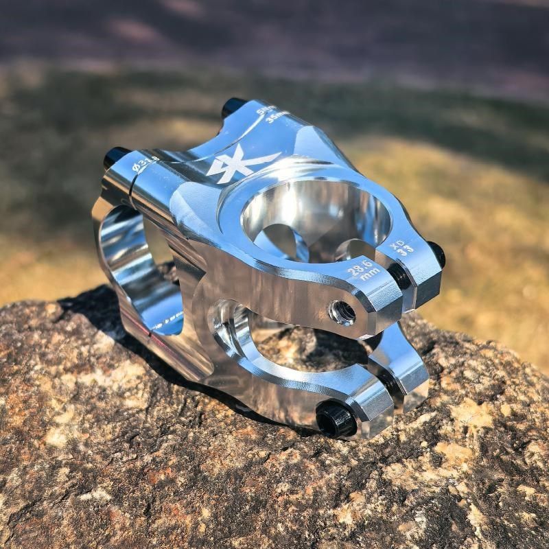 自行山地车把立31.8X35mm镂空改装短立管铝合金CNC立管自行车配件