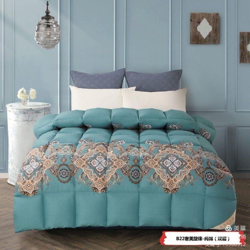 童诚家纺2021-2022年新款冬季羽绒被壳 被套 九成品 半成品B1-B24