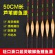 正卢鱼漂50 60公分长加长芦苇浮漂LPA60黑坑行程鲫鱼漂轻口鲤鱼漂