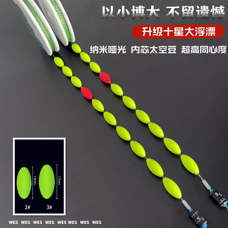 墨池七星漂线组钩绑好鱼线主线成品装全7星浮漂传统钓野钓