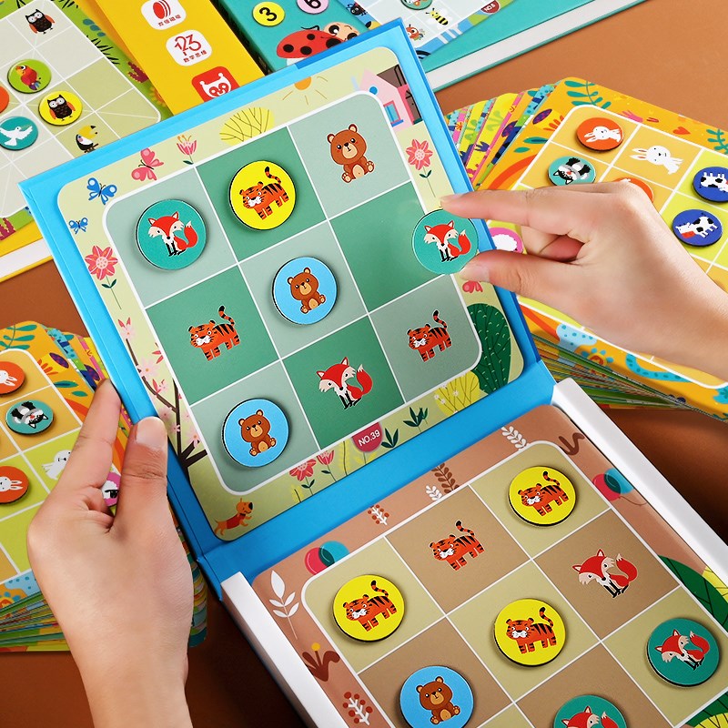 儿童磁力数独入门小学生四六宫格桌游大脑逻辑思维训练益智