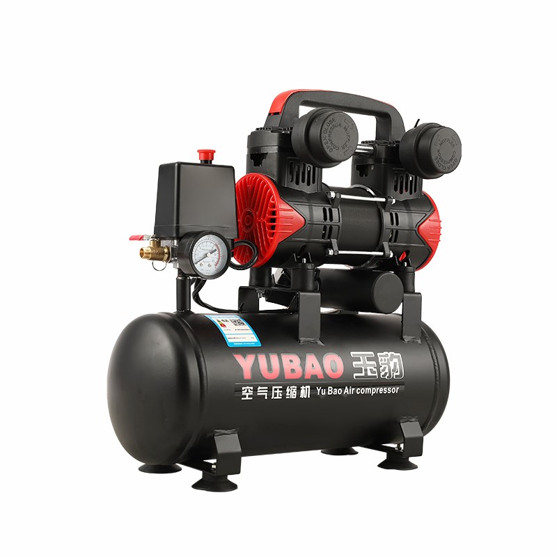 玉豹牌气泵空压机小型空气压缩机充气无油静音木工喷漆冲气泵