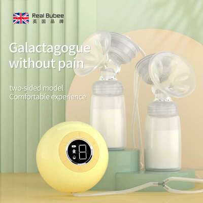 RealBubeedisplay rechargeable bilateral electric breast pump