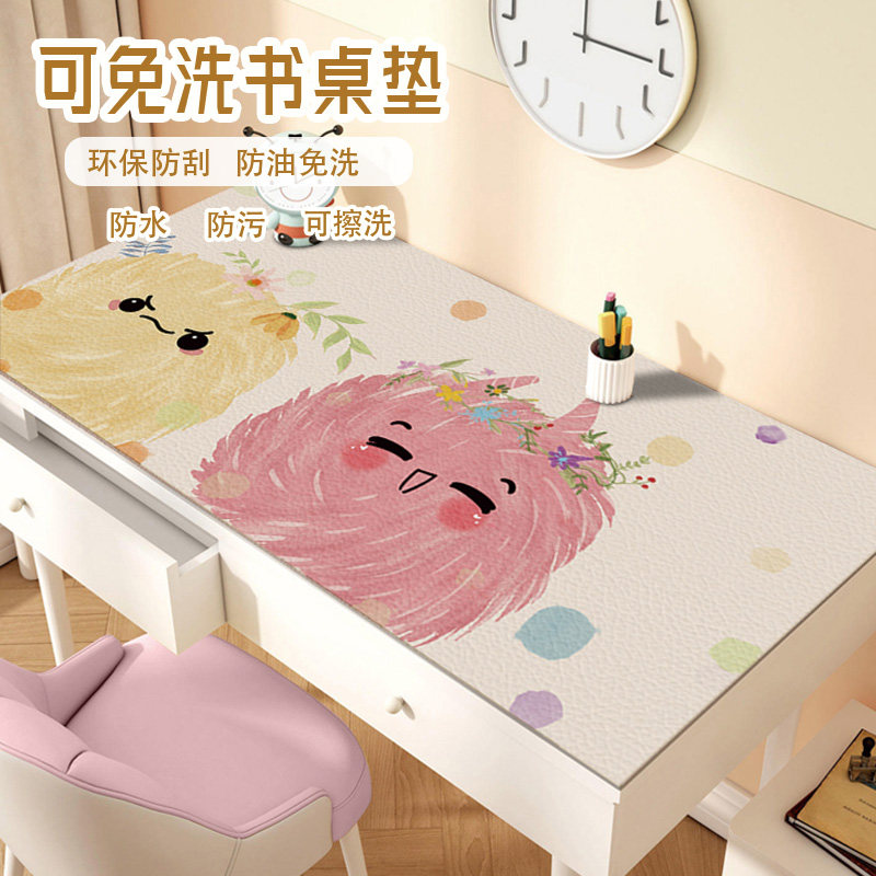 可爱卡通护眼书桌垫学生儿童学习写字台专用垫pvc桌垫防水桌面垫