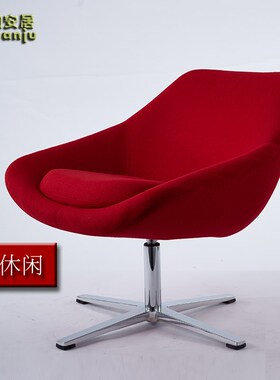 时尚新款现代转椅单价沙发会客椅商务 洽谈椅接待椅休闲椅B247-A