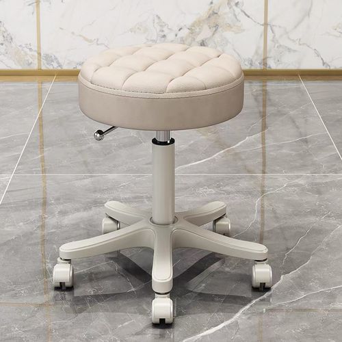 美容院专用美容椅旋转升降凳子大工凳滑轮圆椅子理发店美甲圆凳