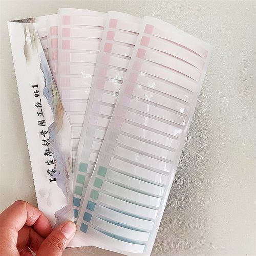 便签索引贴纸道法历史文综空白标签贴纸加厚覆膜防水款速查目录贴