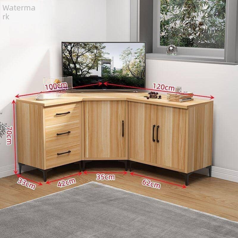 家用墙角转角柜农村大尺寸电视拐角柜自由组合柜宽大地柜