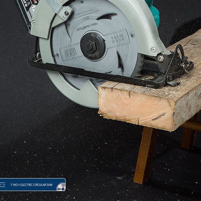 电圆锯锂电5寸7寸大功率木工多功能电动无尘切割机手提倒装锯