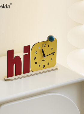 Mandelda家居客厅装饰品台式座钟玄关电视柜创意桌面时钟艺术摆件