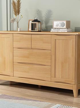 木收纳柜客厅简约现代藤编斗双柜门NQD-5102橱卧餐厅储物室柜实原