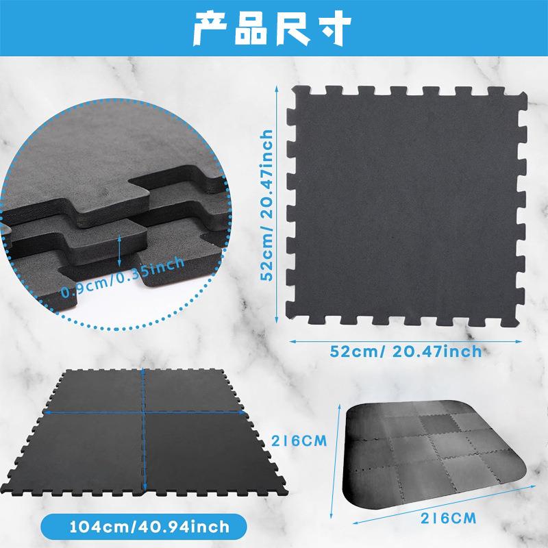 圆角方形EVA拼接儿童房隔垫减隔音池I-121宝宝爬行垫泳保震热护加
