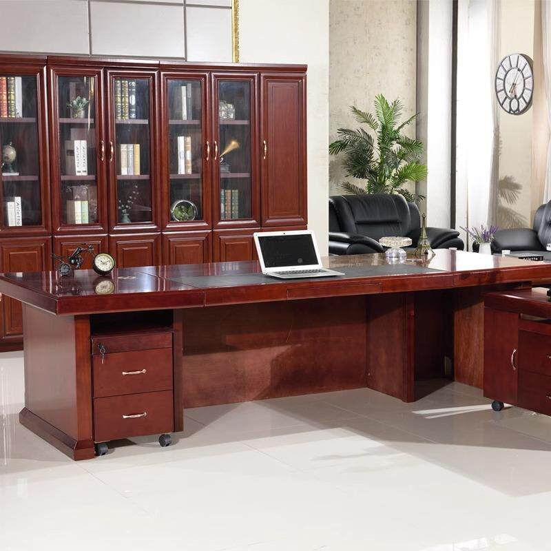 板桌总代裁老桌椅组合大班台主管经理办公单人简GLS约现办公桌桌