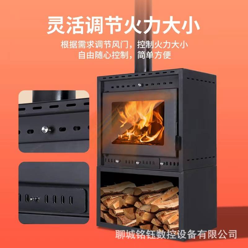 真火壁炉欧式柴火炉真火然木壁炉农村烧柴火取暖炉家用民宿取暖器