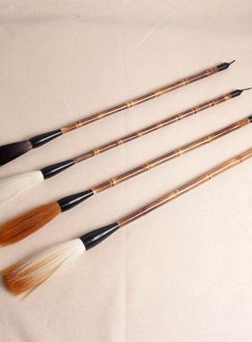 毛厂家行直销文房四宝毛笔QPR书法长峰狼毫笔楷书书书长锋草兼毫