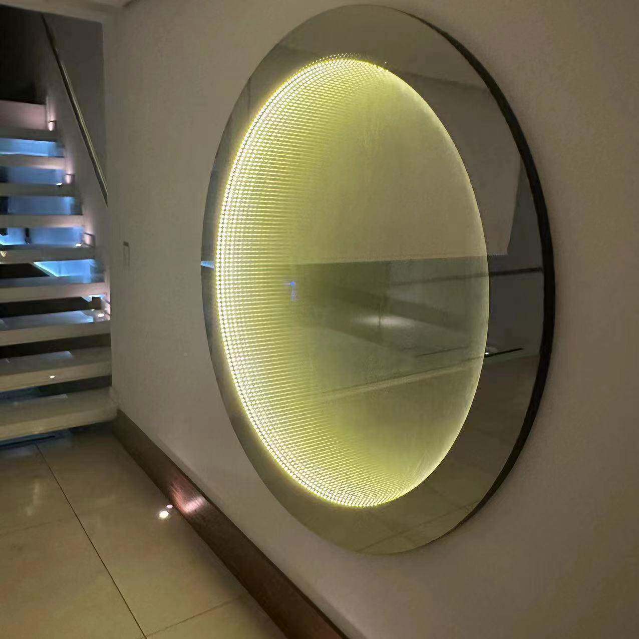 镜子饰全身镜浴室智能镜洗RDF手卫生间化装镜镜壁挂时空隧道妆镜