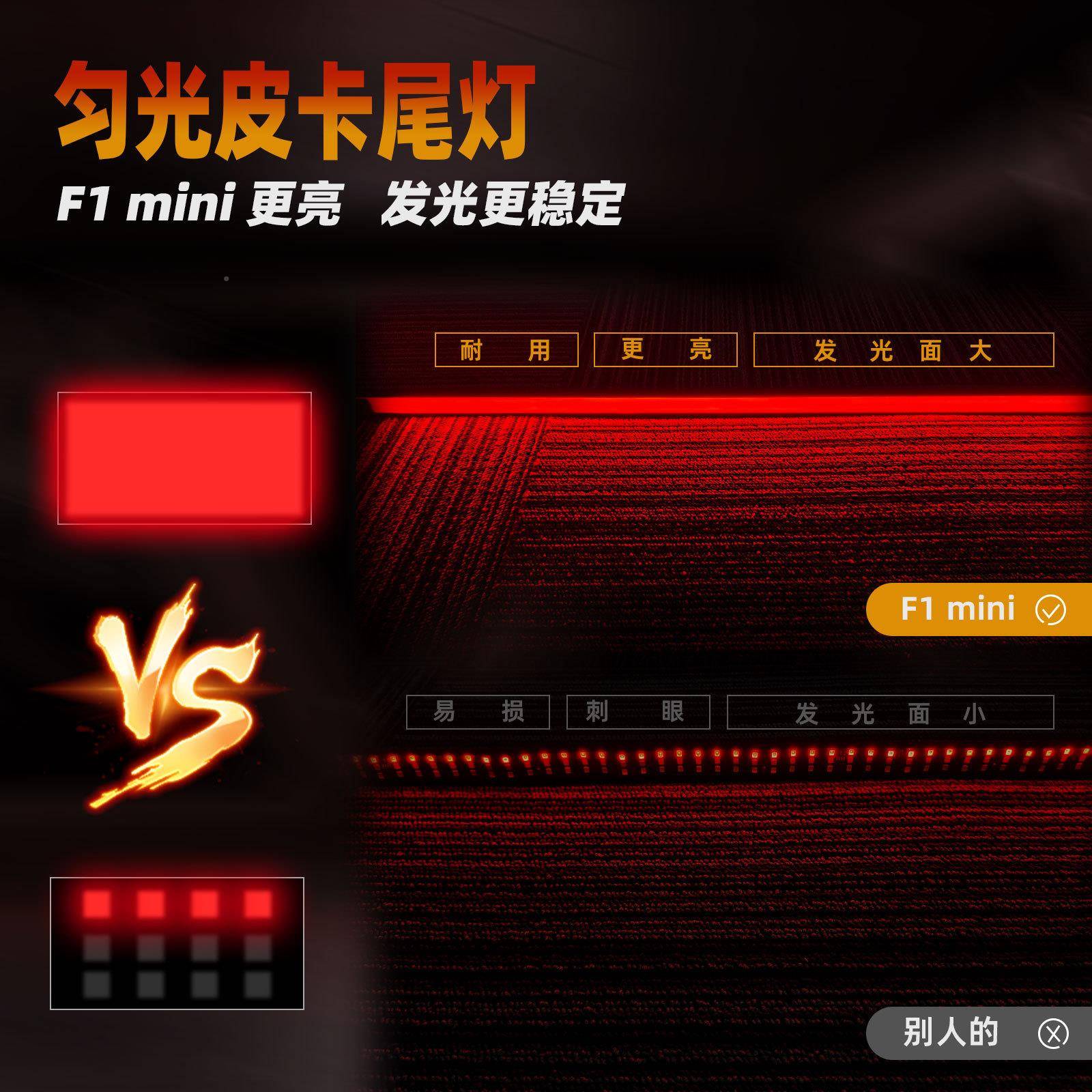 皮卡车配件DHN尾灯6英寸三色0尾灯跑转向灯马灯流光