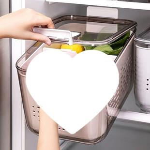 G冷5蔬677U冰收纳盒冻冷藏密封双层沥水保鲜菜水箱果大容量收