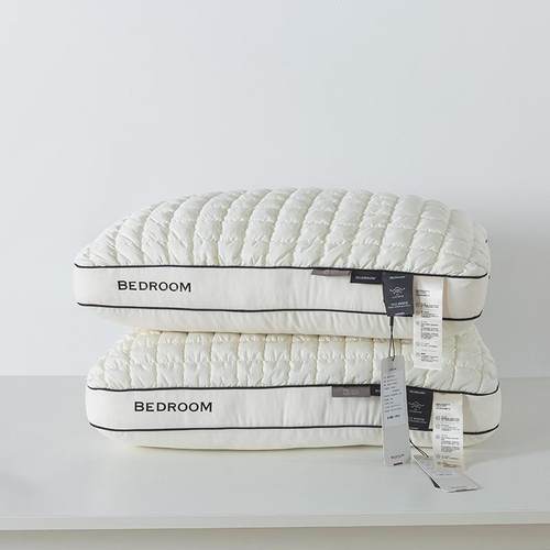 绵芙成泡泡枕芙蓉棉l蓬松枕头枕白芯护颈人45543755枕单只无48*74