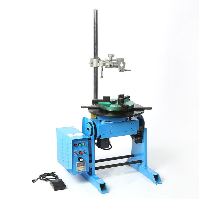 厂直家销NAS30kg二保氩弧自动焊接旋转型小转盘自台动焊接变位机
