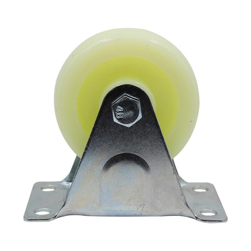 灯万向轮活承动轱聚辘中型pu氨酯双轴咨询客服架货架板车静音耐磨