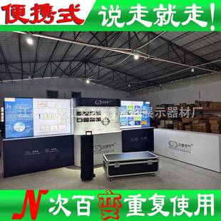 会展合架广713交会标准摊位层板便携展位支架展托展览铝金展板展