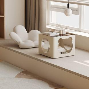 奶风飘窗茶几小子桌榻油榻米茶桌矮桌简炕桌JJW炕几约卧室阳台飘