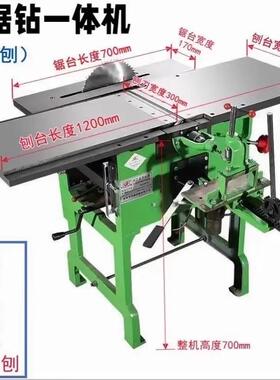多QKA功木能工刨床大刨功率三一木机压合刨机断木公母槽打方孔一