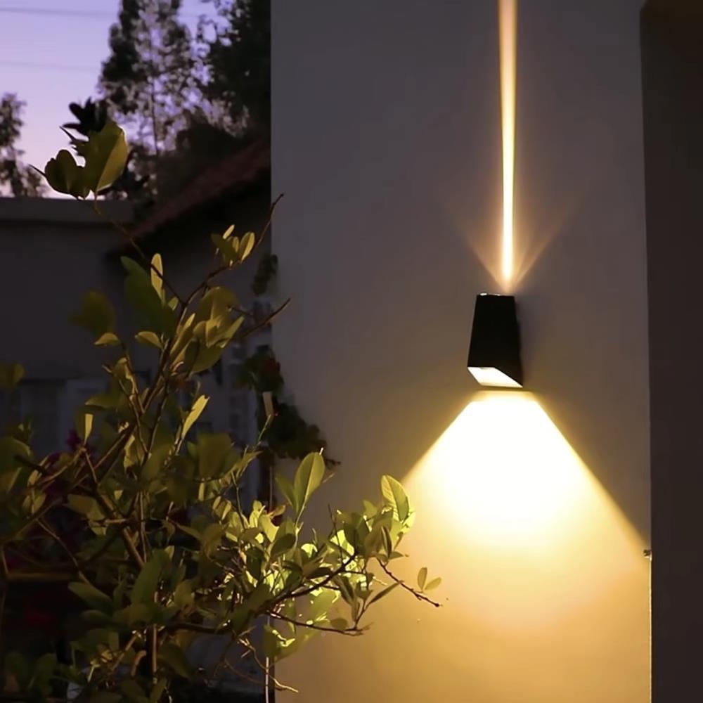 LED水梯形户外灯防现壁代简约酒店别墅过道阳双台外墙庭院CGR头壁