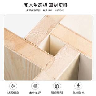 实木书桌书架一体学生书桌家用转角小户型书桌柜写字桌台式电新款