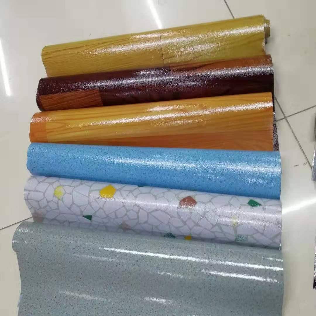 时EVZ地板革水p泥地直接铺vc地板革厚防水滑临租房地胶耐磨地防毯