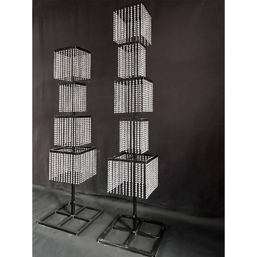 新款婚礼庆铁艺道具昭华晶路引韩式婚装饰SSF礼堂摆件水交接婚区